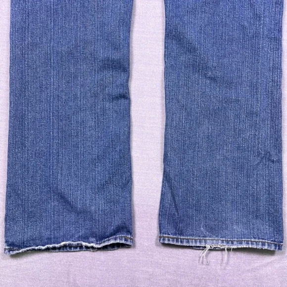 American Eagle Outfitters Mens Bootcut Jeans Medium Wash 34x34 Blue Denim - Picture 5 of 16